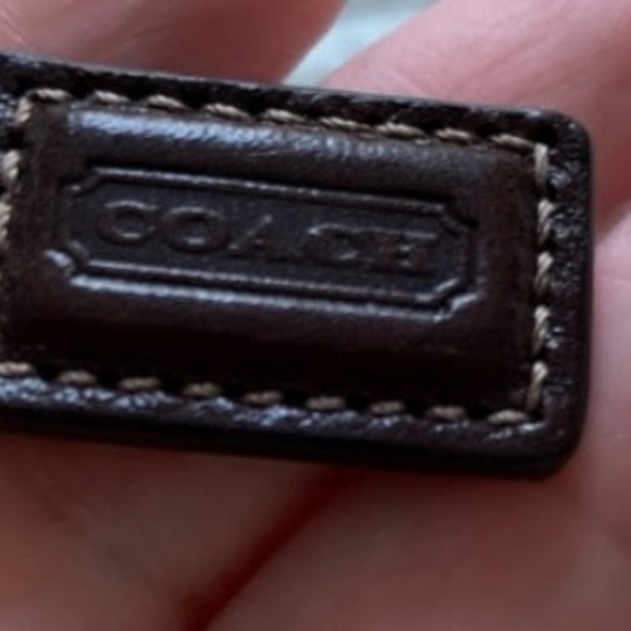 Coach legacy satchel satin striped rainbow handbag purse 41852 retired - Picture 8 of 12